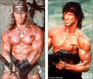 Arnold Schwarzenegger - Sylvester Stallone