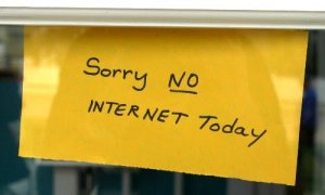 sorry no internet